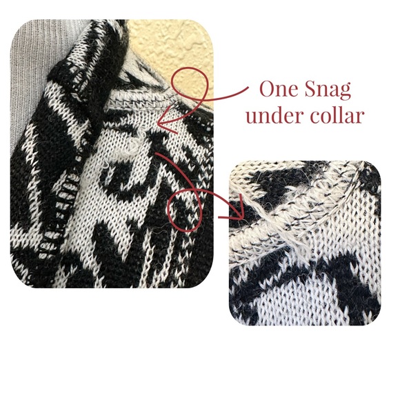 Tey-Art Cardigan Sweater Size Large Alpaca Wool 50% - Picture 6 of 11